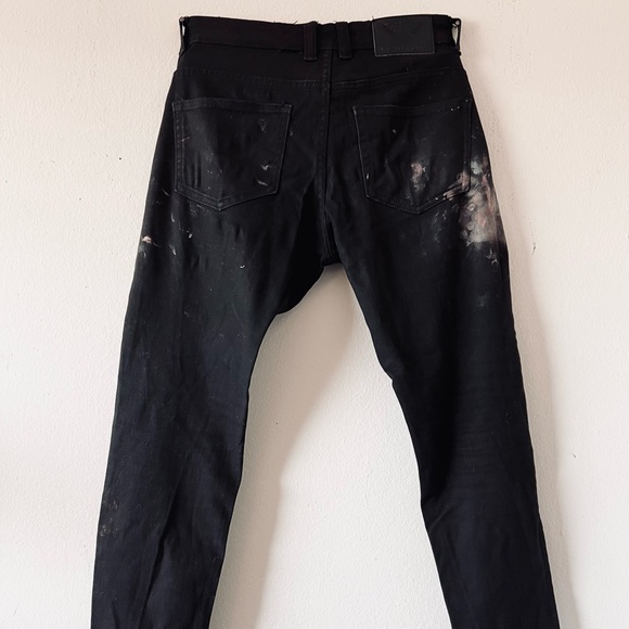 Artist Oil Painted Jeans - Black - Picture 3 of 3